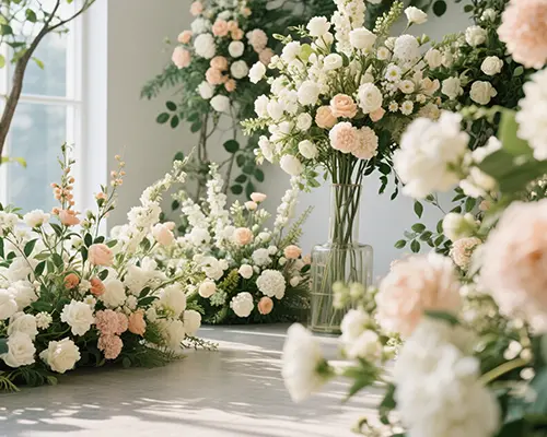¿Cuáles son las características especiales de decorar una habitación con flores artificiales?