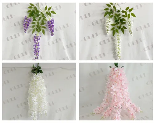 Dónde comprar glicinias artificiales (opciones de decoración barata, a granel y de boda)