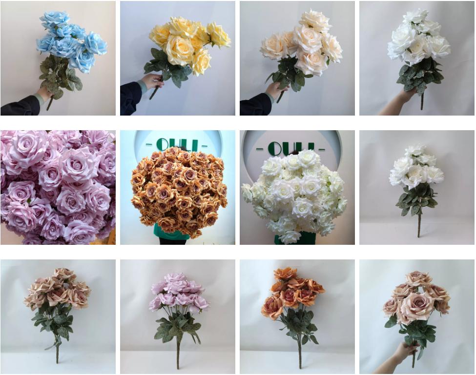 Guía al por mayor de Bouquets de rosas artificiales