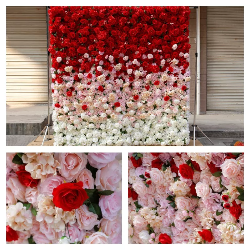 Paredes de flores 3d