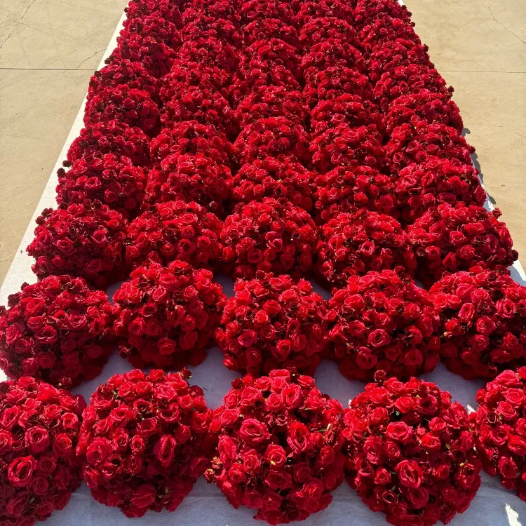 Bola de flores artificial