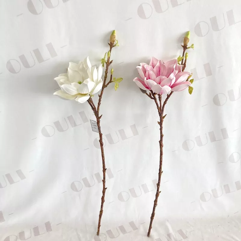 Flor de magnolia artificial