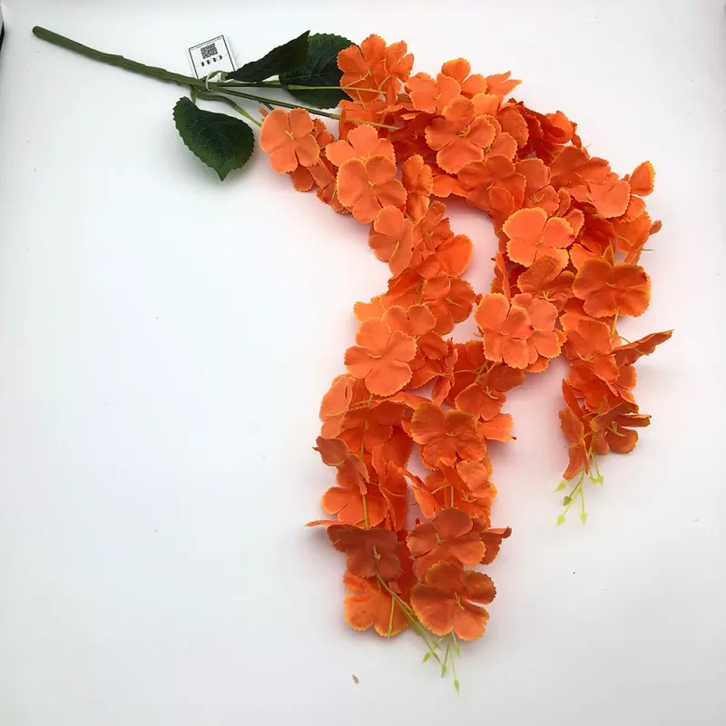 Glicinia artificial flores colgantes