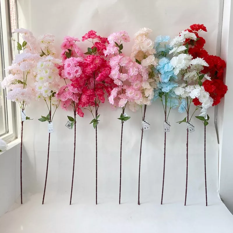 Flores de seda de flor de cerezo