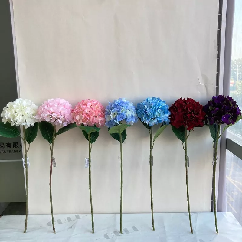 Flores artificiales hortensias