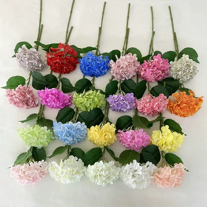 Hortensias reales touch flores artificiales