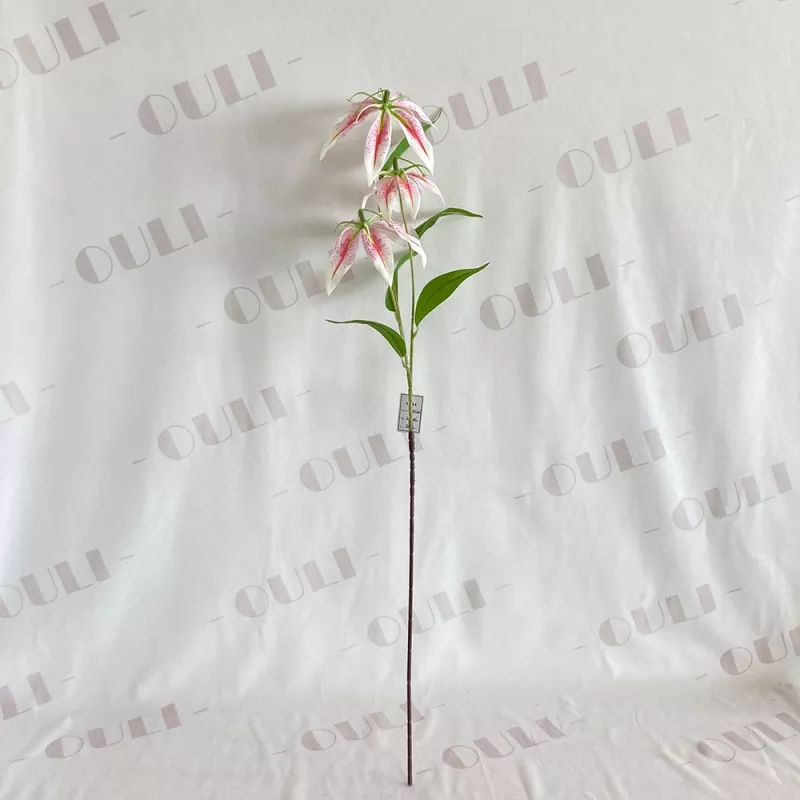 PU Flores de lirios artificiales